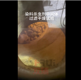 無(wú)錫雙瑞—染料殺蟲劑中間體過(guò)濾干燥試驗(yàn)
